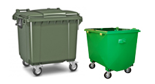 Евроконтейнеры для мусора 1,1 м3